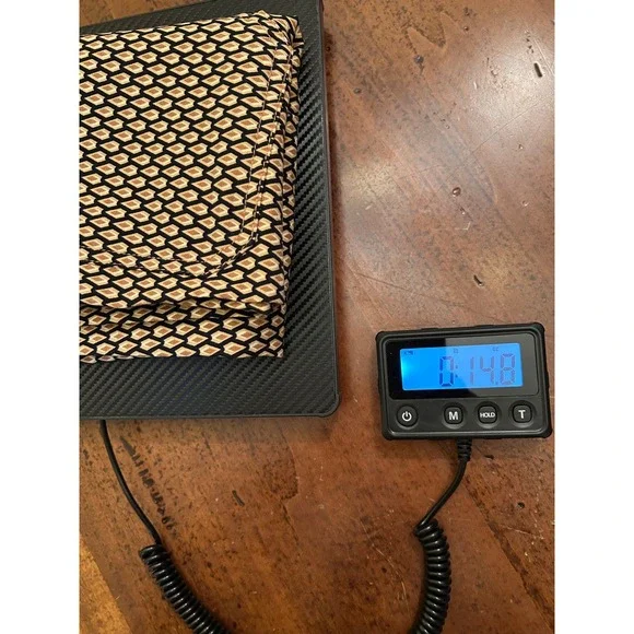 Jules & Leopold Geometric Print Wide Leg Pants Black Gold Beige Size Large - Picture 12 of 12